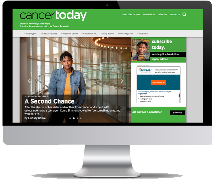 Cancer Today Magazine screenshot 1